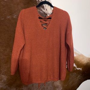 Rock and girl cowgirl sweater